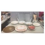 Tray Lot Of Assorted Dishware & More