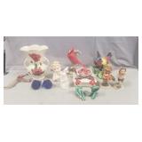 Tray Of Assorted Decorative Items Including (2)