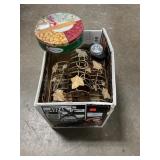 Box Lot With Decorative Birdcage, Enlarging Meter