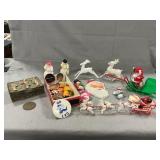 Vintage Plastic Christmas Items, Asst. Pins,
