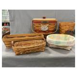 (5) Longaberger Baskets