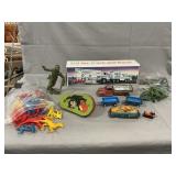 1988 Hess Truck, Vintage Die-Cast, Tin Noisemaker