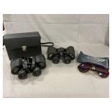 (2) Binoculars, Sunglasses