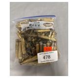 (100) Pieces of 8x57 Empty Brass