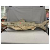 Carved Wooden Shark Wall Hanger