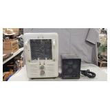 (2) Electric Space Heaters
