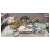 Box Lot Of Assorted Electric Power Tools & More