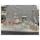 Wengertï¿½s Carafe, Fire Co. Pitcher & Glasses