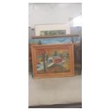 Box Lot Of Assorted Wall Hangers/Art