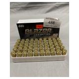 (50) Rounds of Blazer 40 S&W Ammo