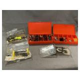 Lot Of Fishing Lures, Grubs, Hooks