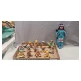 Tray Lot Of Assorted Bronson Collectibles Bears &