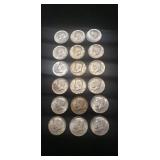 (18) Kennedy Half Dollar Coins (1965-1969/40%
