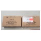 (40) Rounds Federal XM193 5.56mm M193 Ball Ammo