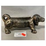 Cast Iron Wells Fargo Dachsund Boot Scraper