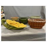 Lot Of Pottery Planters