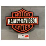 Cast Iron Harley Davidson Sign