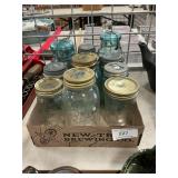 Tray Lot Of Canning Jars
