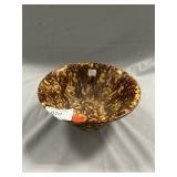 Brown Spongeware Bowl