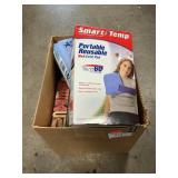 Box Lot With Hot/Cold Pad, Paper Goods, Personal