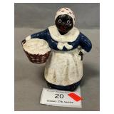 Cast Iron Black Americana Bank