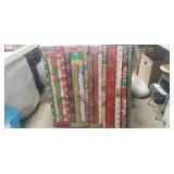 (17) Assorted Rolls Of Christmas Wrapping Paper