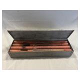 Metal Box with Road Flares