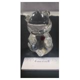 (1) Vintage Fenton Glass Bear Figurine (3.5"
