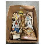 Box Lot With Decanters, Budweiser Tap, (1 Elvis