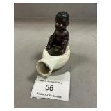 Cast Iron BlackAmericana Ashtray