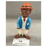 Cast Iron Black Americana Bank