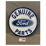 Retro Ford Genuine Parts Metal Sign;11 1/2"