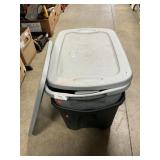 Pair Of Plastic Storage Totes