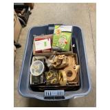 Box Lot With Thermostat, Outlet, Tools, Hardware