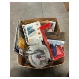 Box Lot With B & D Cicular Saw, Jigsaw & Orbital