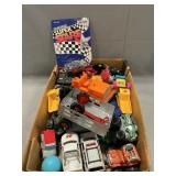 Lot With Plastic & Die-Cast Vehicles Assortment