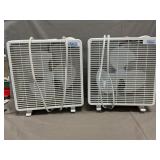 Pair Of Sarasota Breeze 10" Box Fans