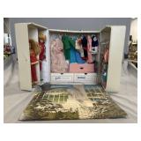 Barbie Wardrobe with Dolls and Clothing