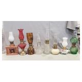 (8) Assorted Oil Lamps