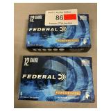 (10) Federal 12 Gauge Shotgun Shells