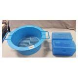 (1) Midway Brass Sifter & (2) Plastic Ammo