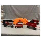 Vintage Pressed Steel, Hubley Farm Equipment, Ty