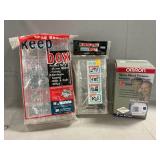 Unused Organizer Boxes, Omron Blood Pressure