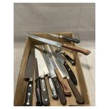 Lot Of Kitchen Knives, Including Hoffritz,