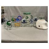 Lot Of Sport-Related Glasses & Mugs
