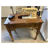 Singer Sewing Machine & Table