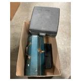 Box Lot With B & D Jigsaw, Tool Box, Sockets