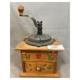 Hand-Painted Coffee Grinder