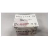 (325) Rounds 22LR Ammo (Factory Sealed)
