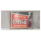 (2) Metal Coca-Cola Signs (16"×12")